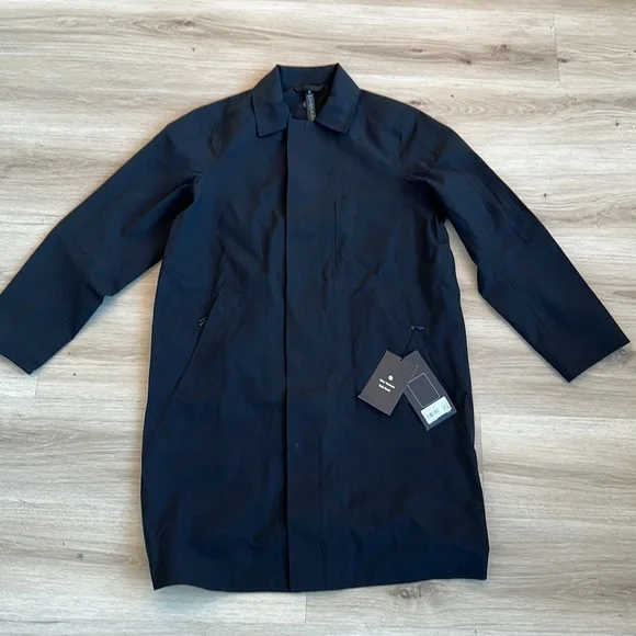 Lululemon New Venture Rain Coat men’s size small color black - Picture 7 of 9